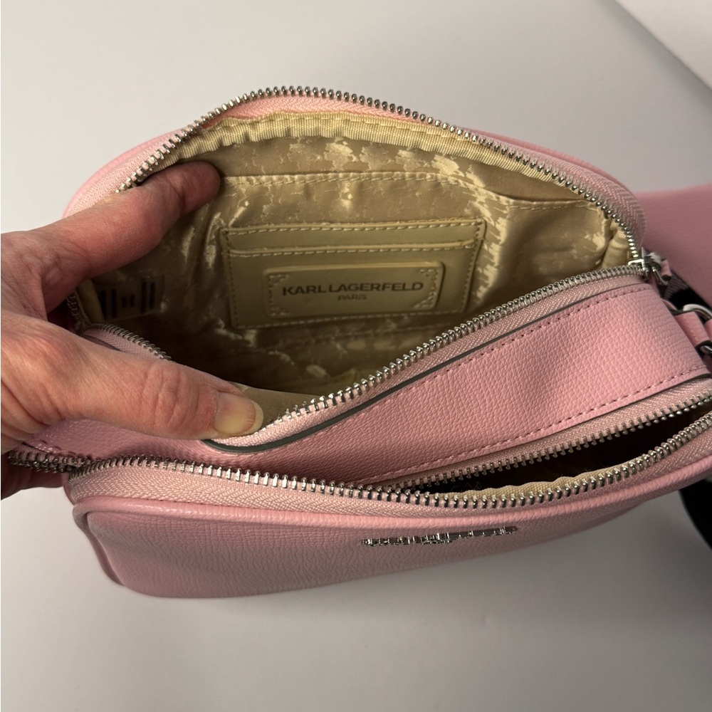 🌸 Karl Lagerfeld Pink Crossbody Bag - Picture 4 of 7